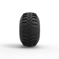 Offroad tire 134 Scale 1:25 - Thumbnail 4