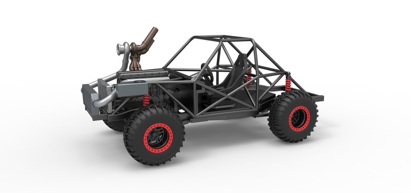 Uphill Sand Racing Dragster Base V2 Scale 1:25