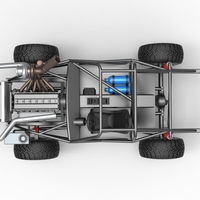 Uphill Sand Racing Dragster Base V2 Scale 1:25 - Thumbnail 11