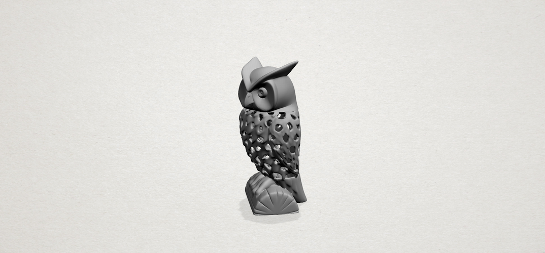 Voronoi Owl 3D Print 552920