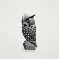 Small Voronoi Owl 3D Printing 552920