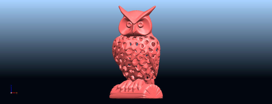 Voronoi Owl 3D Print 552923