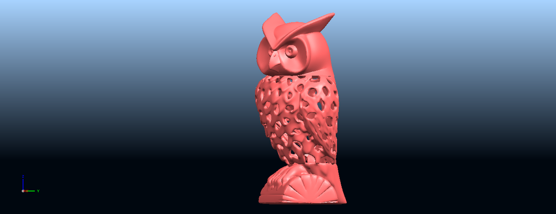 Voronoi Owl 3D Print 552924