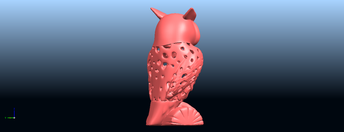 Voronoi Owl 3D Print 552926