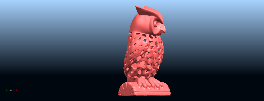 Voronoi Owl 3D Print 552927