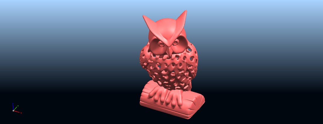 Voronoi Owl 3D Print 552928