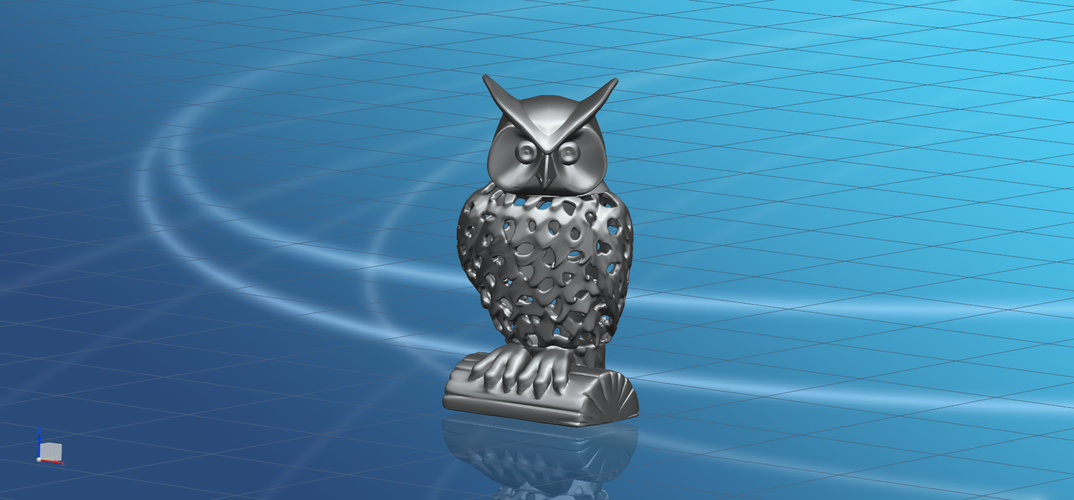 Voronoi Owl 3D Print 552929