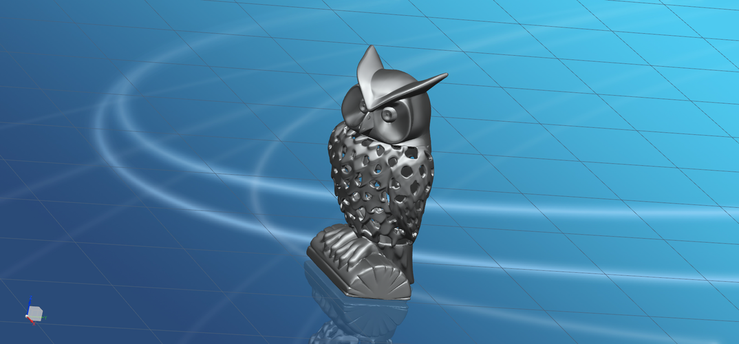 Voronoi Owl 3D Print 552930