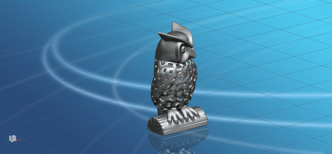 Voronoi Owl 3D Print 552931