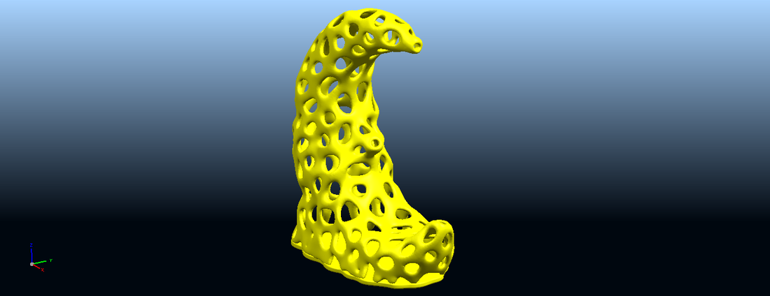 Voronoi Moon 3D Print 552947