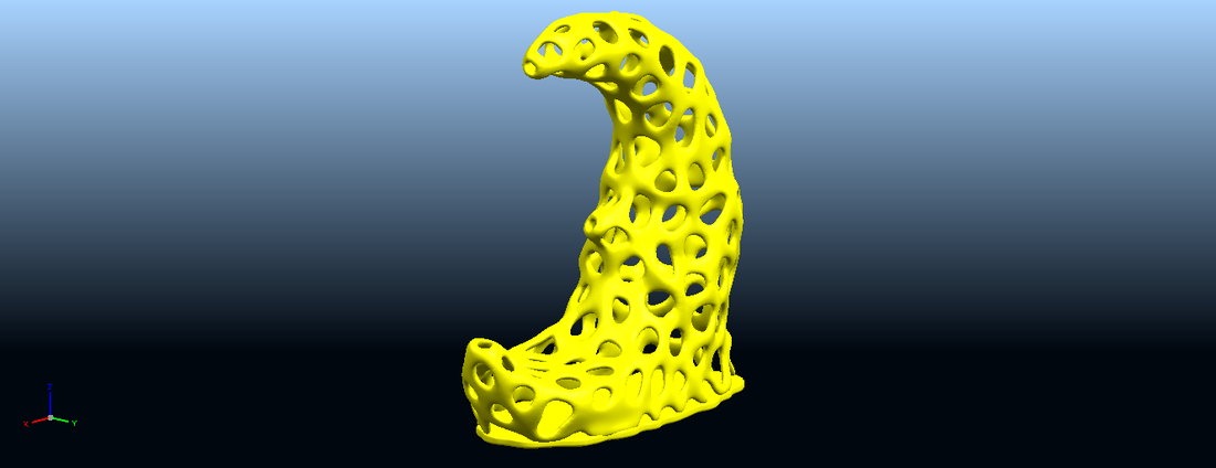 Voronoi Moon 3D Print 552948