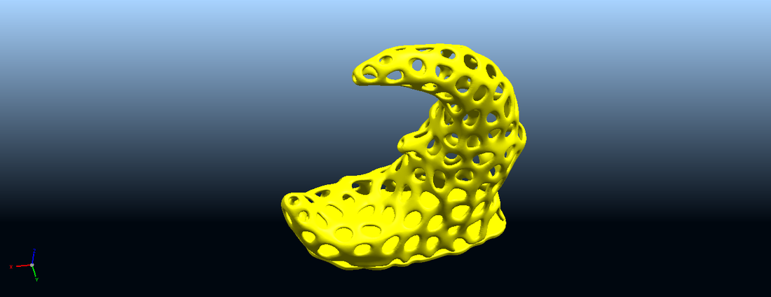 Voronoi Moon 3D Print 552951