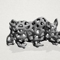 Voronoi Rhino - Thumbnail 2