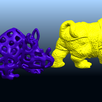 Voronoi Rhino - Thumbnail 14