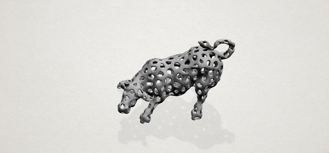 Voronoi Bull 3D Print 552969