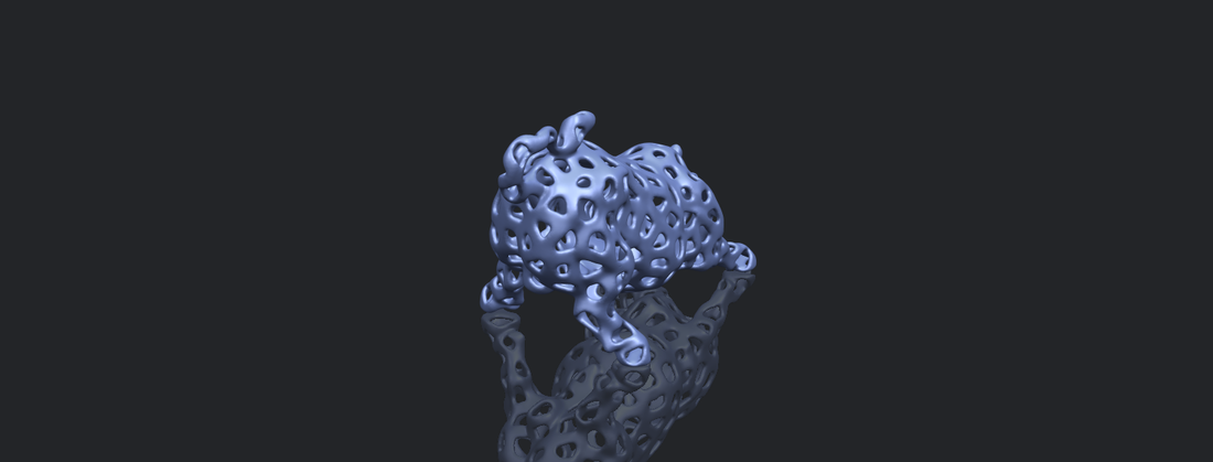 Voronoi Bull 3D Print 552982