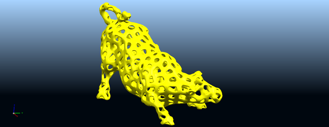 Voronoi Bull 3D Print 552988