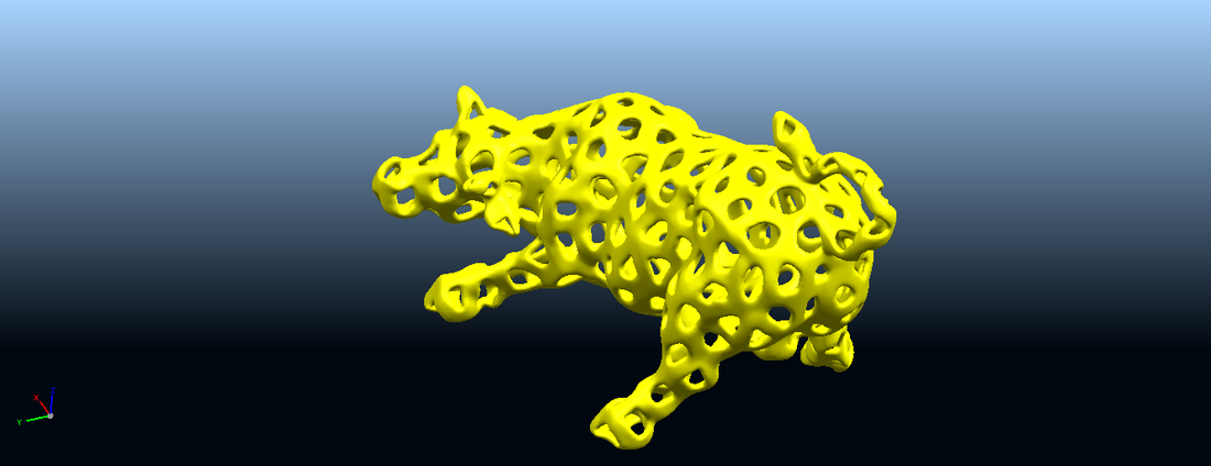 Voronoi Bull 3D Print 552990