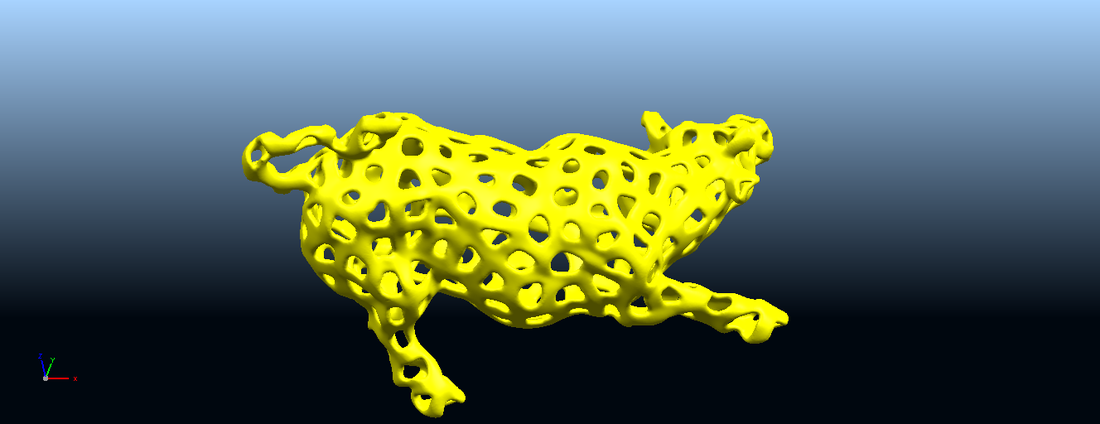 Voronoi Bull 3D Print 552991