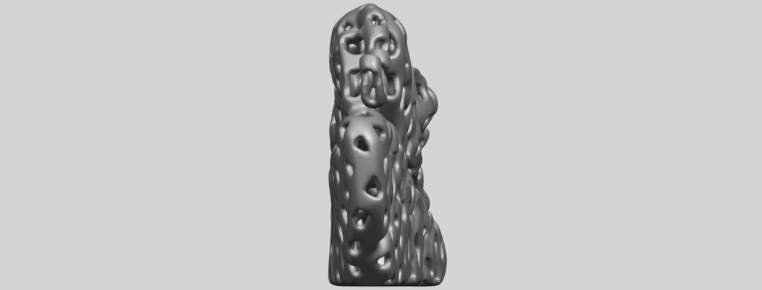 Voronoi Leopard 3D Print 553004