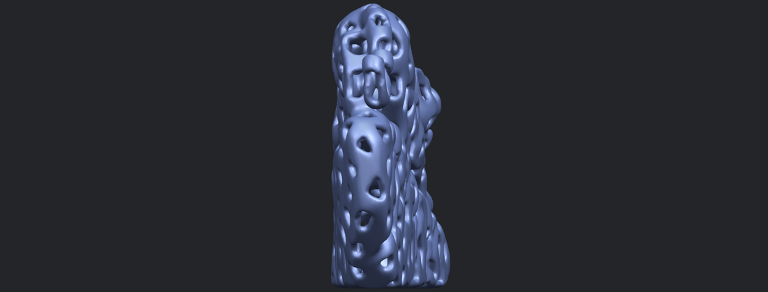 Voronoi Leopard 3D Print 553014