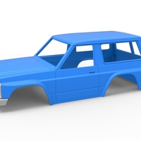 Shell of vintage SUV Scale 1:25 - Thumbnail 1