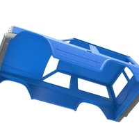 Shell of vintage SUV Scale 1:25 - Thumbnail 2