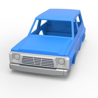 Shell of vintage SUV Scale 1:25 - Thumbnail 4
