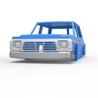 Shell of vintage SUV Scale 1:25 - Thumbnail 5