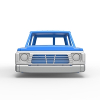 Shell of vintage SUV Scale 1:25 - Thumbnail 6