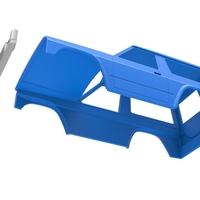 Shell of vintage SUV Scale 1:25 - Thumbnail 17