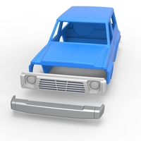 Shell of vintage SUV Scale 1:25 - Thumbnail 18