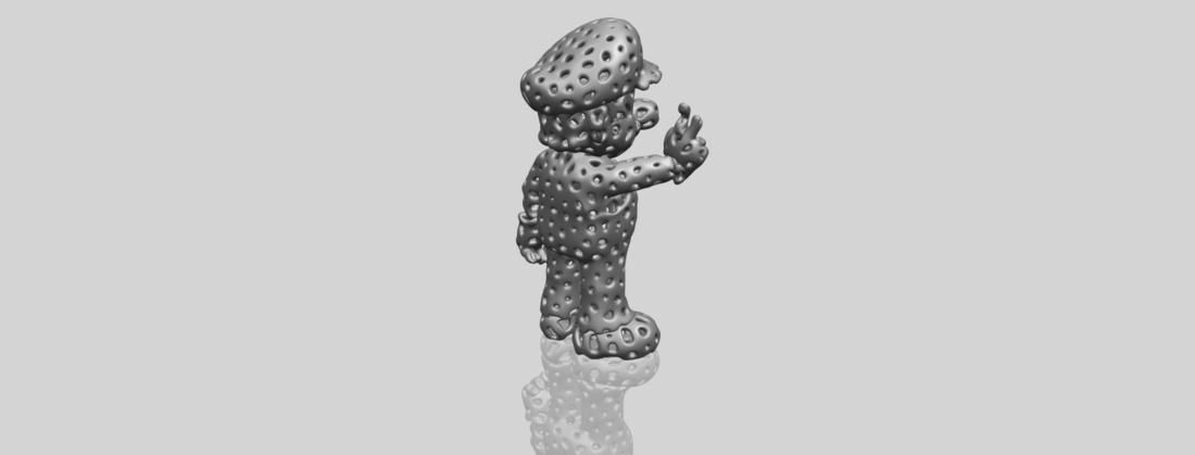 Voronoi Mario 3D Print 553063