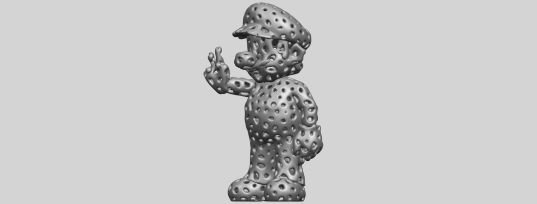 Voronoi Mario 3D Print 553068