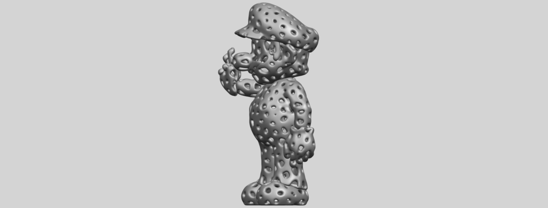 Voronoi Mario 3D Print 553069