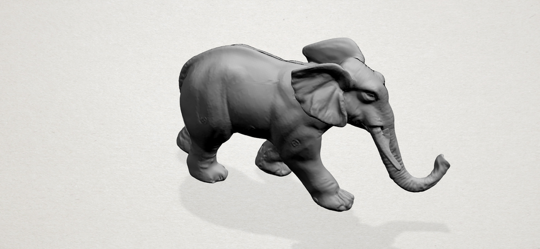 Elephant (i) 3D Print 553097