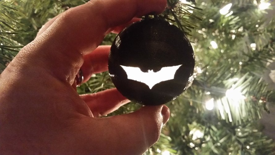 Light Up Ornaments (Batman & Gears of War) 3D Print 55311