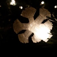 Clear Snowflake Light Topper - Thumbnail 2