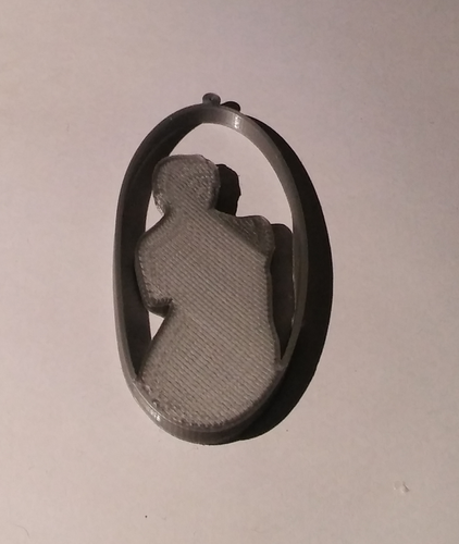 Woman shape Earrings 3D Print 55319