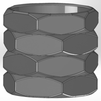 Pen cup in the form of 4 identical nuts - Thumbnail 4