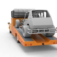 Vintage Transporter truck for Race car 1:25 - Thumbnail 7