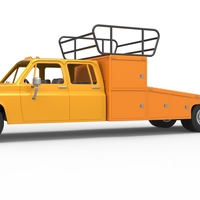 Vintage Transporter truck for Race car 1:25 - Thumbnail 9