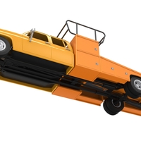 Vintage Transporter truck for Race car 1:25 - Thumbnail 10