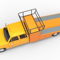 Vintage Transporter truck for Race car 1:25 - Thumbnail 11