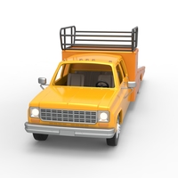 Vintage Transporter truck for Race car 1:25 - Thumbnail 12