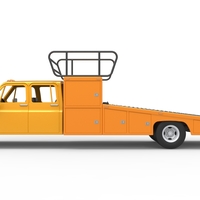 Vintage Transporter truck for Race car 1:25 - Thumbnail 16