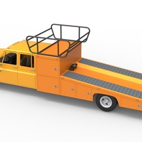 Vintage Transporter truck for Race car 1:25 - Thumbnail 19