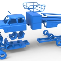 Vintage Transporter truck for Race car 1:25 - Thumbnail 23