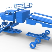 Vintage Transporter truck for Race car 1:25 - Thumbnail 25