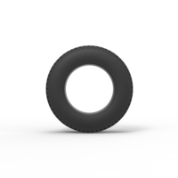 Tire of Pickup Truck Scale 1:25 - Thumbnail 5